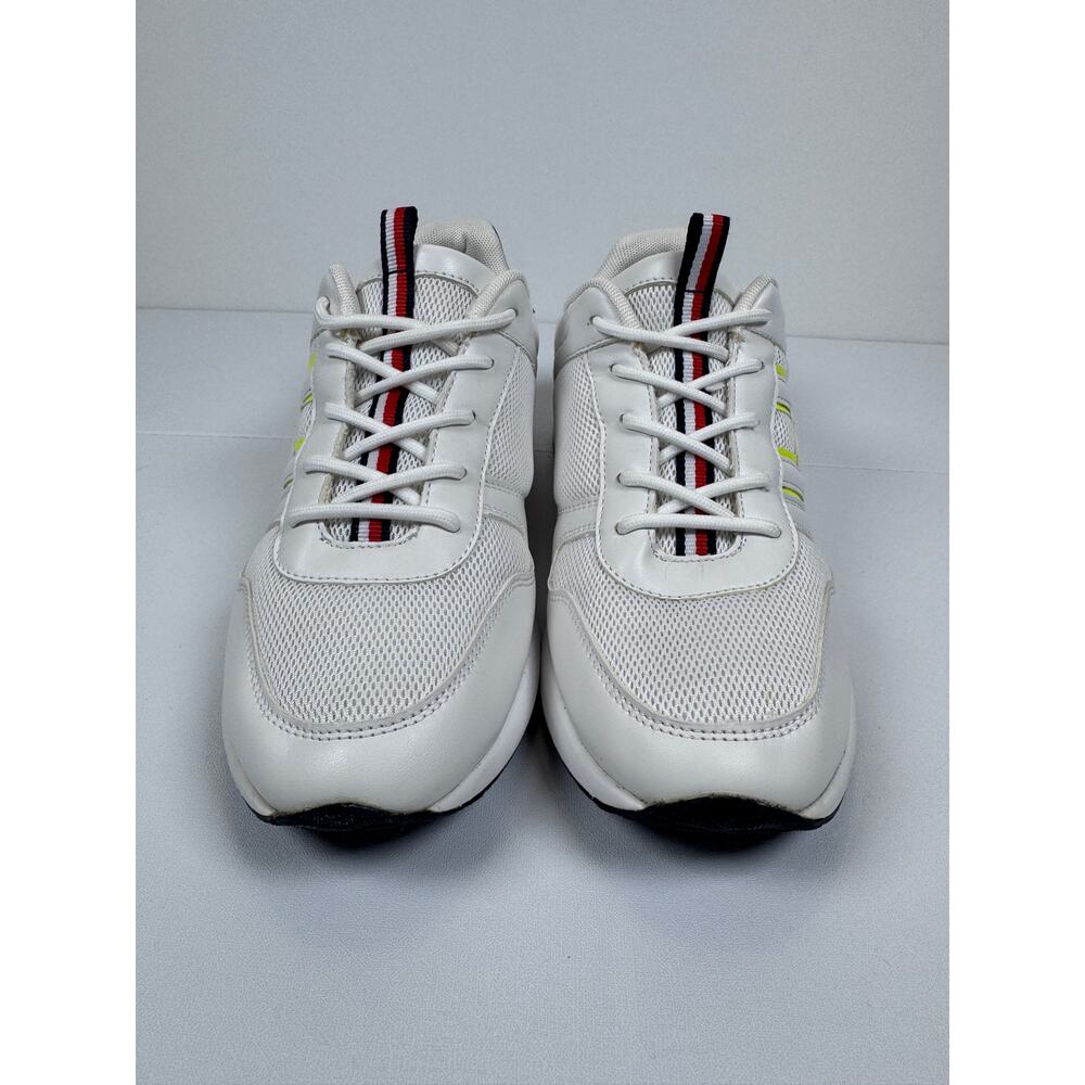 Tommy Hilfiger Womens 9M White Mesh Dad Sneakers Y2K Preppy Retro Athletic Shoes - Picture 2 of 8
